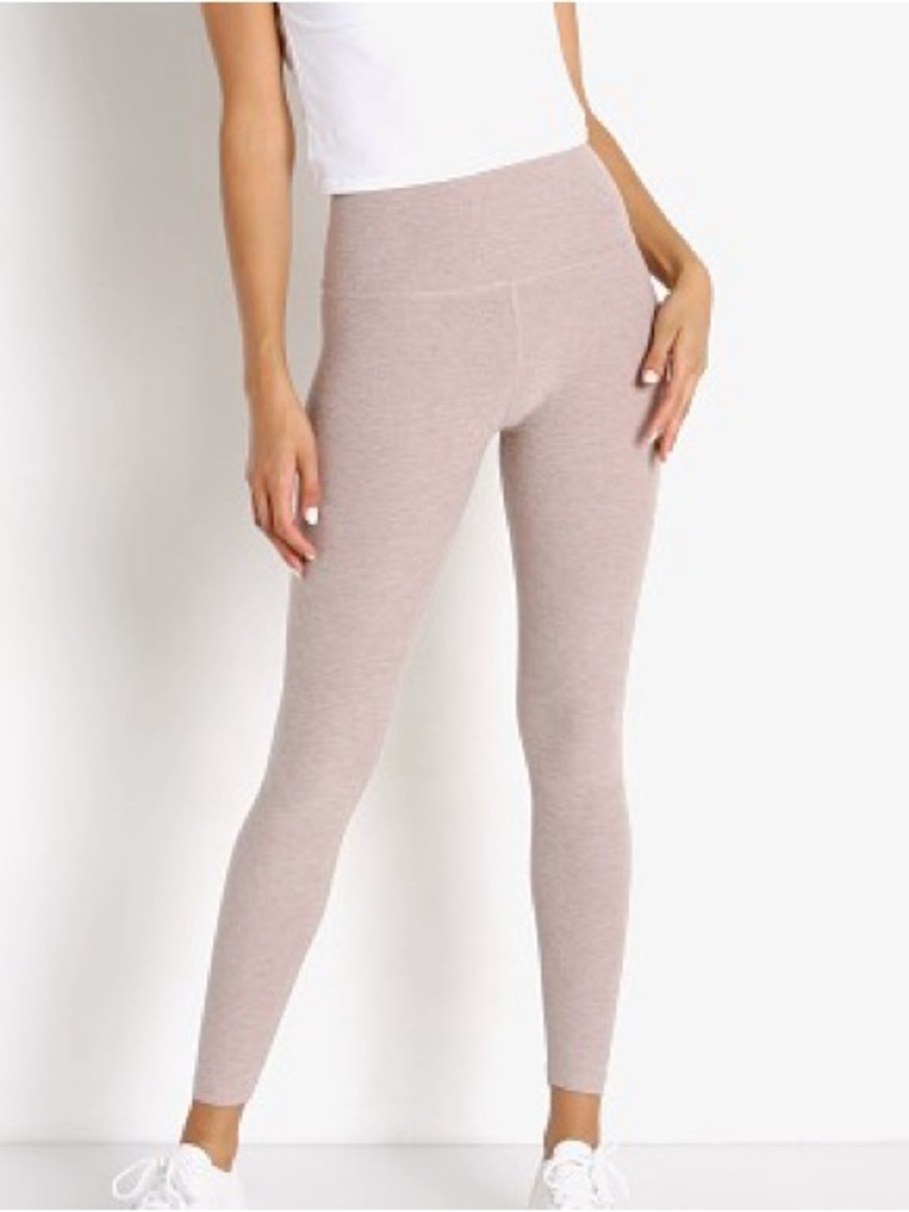 NWT Beyond Yoga High Waist Space Dye leggings in chai